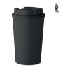 PLA double wall tumbler 350ml black | No Branding | not available | not available