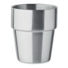 Double wall tumbler 250 ml matt silver | No Branding | not available | not available | not available
