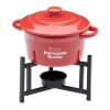 Ceramic fondue set 300 ml red | No Branding | not available | not available