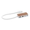 USB hub 4 ports 27,5 cm wood | No Branding | not available | not available | not available