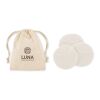 Reusable face cleaning pad set beige | No Branding | not available | not available | not available