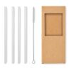 4 reusable glass straws wood | No Branding | not available | not available | not available