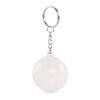 PU ball shape key ring white | No Branding | not available | not available