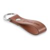 PU loop key ring brown | No Branding | not available | not available