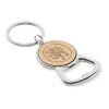Recycled aluminium key ring wood | No Branding | not available | not available | not available