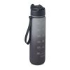 Sports water bottle RPET 1L black | No Branding | not available | not available | not available