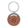 Round shape key ring brown | No Branding | not available | not available