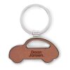 Car shaped key ring brown | No Branding | not available | not available