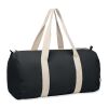 Recycled cotton sports bag black | No Branding | not available | not available | not available