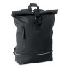 Laptop 15" roll top PU backpack black | No Branding | not available | not available