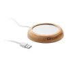 Bamboo mug warmer with USB wood | No Branding | not available | not available