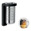 Tea infuser with hook black | No Branding | not available | not available