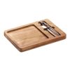 Acacia nut cracker set wood