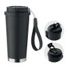 Double wall tumbler 500ml black | No Branding | not available | not available | not available