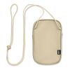 RPET cross body travel pouch beige | No Branding | not available | not available | not available
