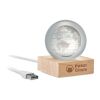 LED globe glass ball wood | No Branding | not available | not available