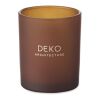 Plant based wax candle 80 gr brown | No Branding | not available | not available