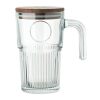 Glass mug 450ml transparent | No Branding | not available | not available