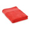 Cotton bath towel red