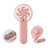 Portable foldable fan pink | No Branding | not available | not available | not available