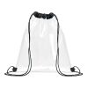 Transparent drawstring bag black | No Branding | not available | not available