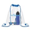 Transparent drawstring bag royal blue | No Branding | not available | not available