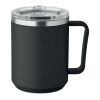 Double wall mug 400ml black | No Branding | not available | not available