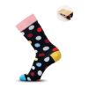 Funny patterned socks black