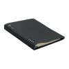 A5 refillable PU notebook black