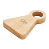 Bamboo bottle stand & opener wood