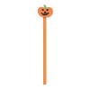 Halloween pencil with eraser orange