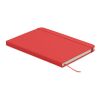 A5 recycled PU notebook red