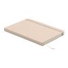 A5 recycled PU notebook Off White