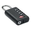 TSA 4-digit combination lock black