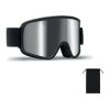 Ski goggles UV400 shiny silver