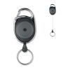 Retractable badge holder black