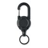 Retractable badge holder black