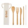 Bamboo cutlery with straw beige | No Branding | not available | not available | not available