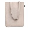 Shopping bag in hemp 200 gr/m² beige