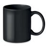 Coloured ceramic mug 300ml black | No Branding | not available | not available