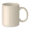 Coloured ceramic mug 300ml beige | No Branding | not available | not available