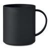 Reusable plastic mug 300 ml black | No Branding | not available | not available