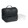 Cooler bag in 600D RPET with adjustable shoulder strap black | No Branding | not available | not available | not available