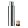 Leak proof double wall flask 500 ml matt silver | No Branding | not available | not available | not available