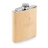 Bamboo slim hip flask 175ml beige | No Branding | not available | not available | not available