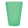 Reusable event cup 300ml transparent/green | No Branding | not available | not available