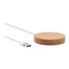 Round shaped wireless charging pad 10W beige | No Branding | not available | not available