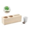 Desk stand with seeds kit wood | No Branding | not available | not available | not available