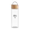 Glass bottle 500ml, bamboo lid transparent | No Branding | not available | not available | not available