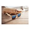 Sunglasses and case in bamboo wood | No Branding | not available | not available | not available